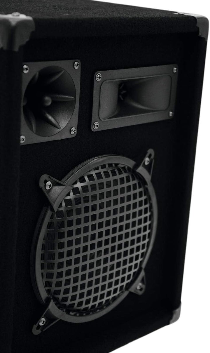 OMNITRONIC DX-822 3-Wege Box 300 W | Robuste Full-Range-Box mit 8" Tieftöner und 300 Watt Leistung |