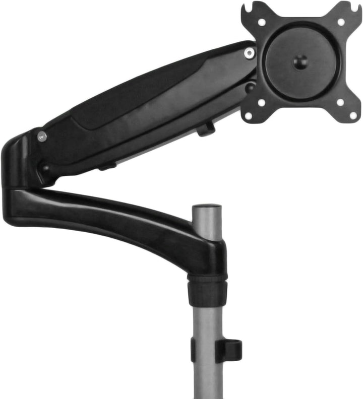 Startech.Com Supporto per Singolo Monitor con Base per Portatile ad Altezza Regolabile One Touch fin