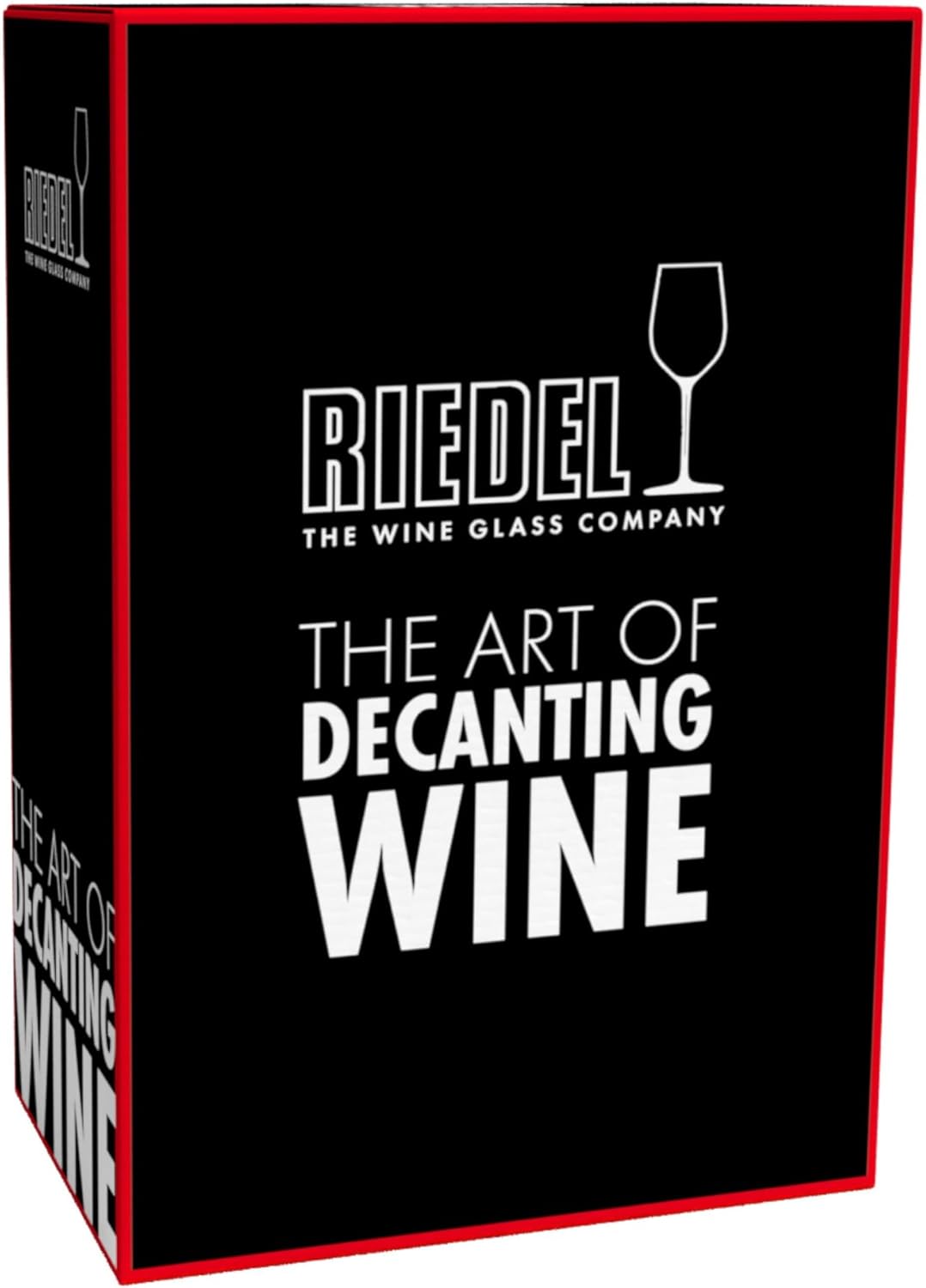RIEDEL Amadeo Dekanter - Rosa, Einzelpackung, klares+rosanes Kristallglas, handgefertigt