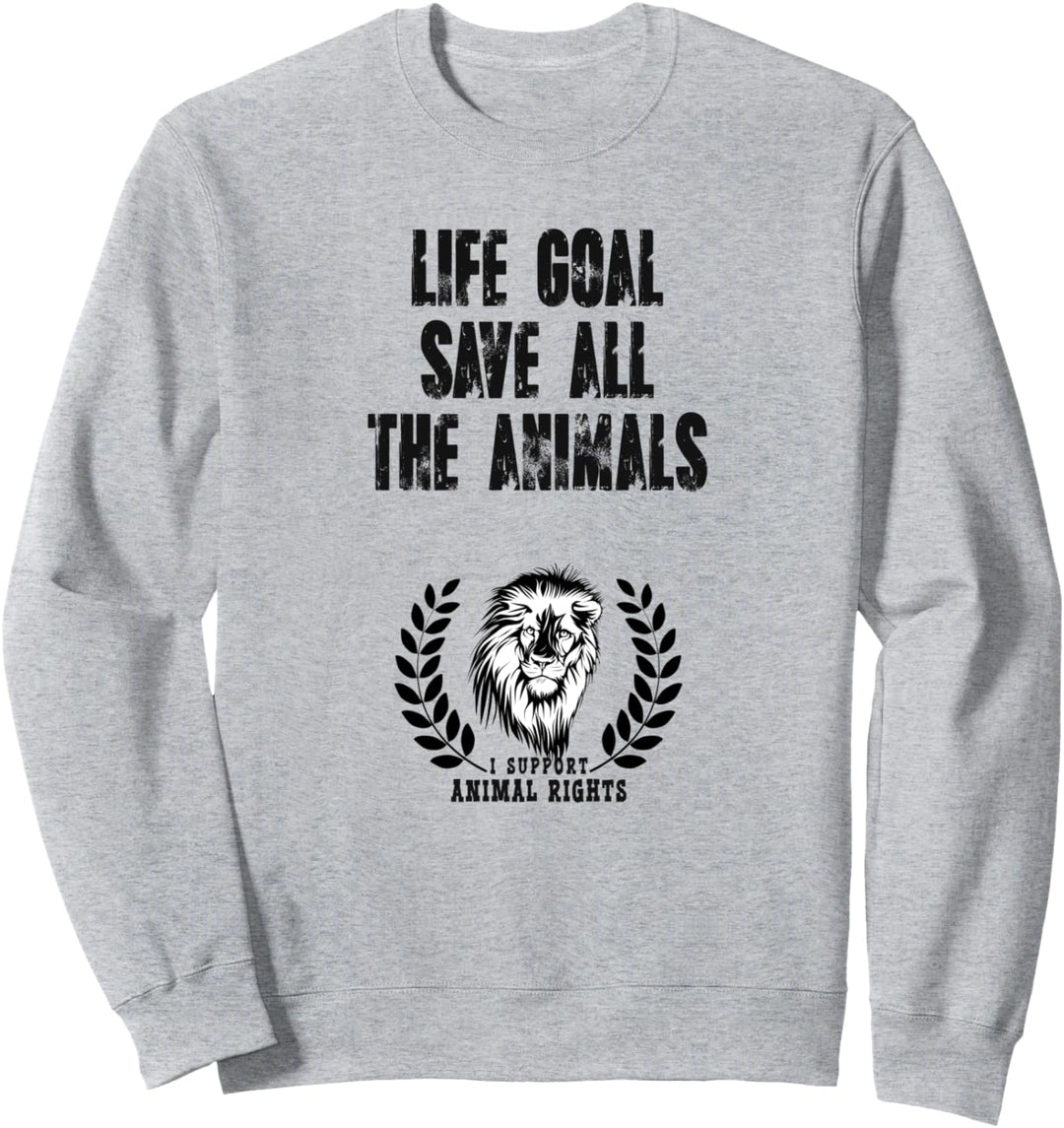 Tierschutz, I Support Animal-Rights Sweatshirt