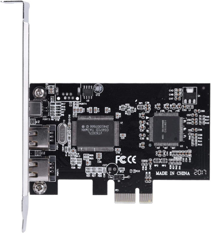 PCIE FireWire-Karte, PCI-E PCI Express FireWire 1394a IEEE 1394-Controllerkarte mit Firewire-Kabel f