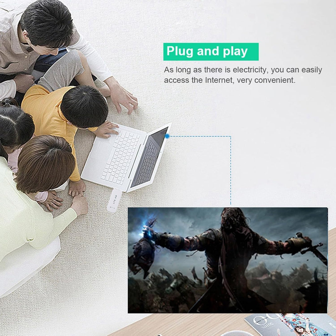 Dpofirs LTE Stick LTE 4G Dongle, 150Mbps USB WiFi Hotspot USB Netzwerk Adapte 4G LTE Surfstick USB-M