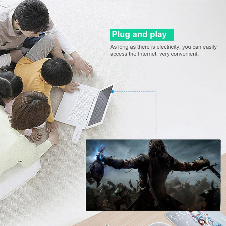 Dpofirs LTE Stick LTE 4G Dongle, 150Mbps USB WiFi Hotspot USB Netzwerk Adapte 4G LTE Surfstick USB-M