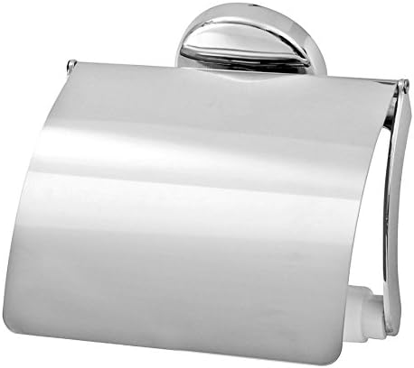 Fackelmann Toilettenpapierhalter VISION, verchromter Klopapierhalter (Farbe: Silber), Menge: 1 Stück