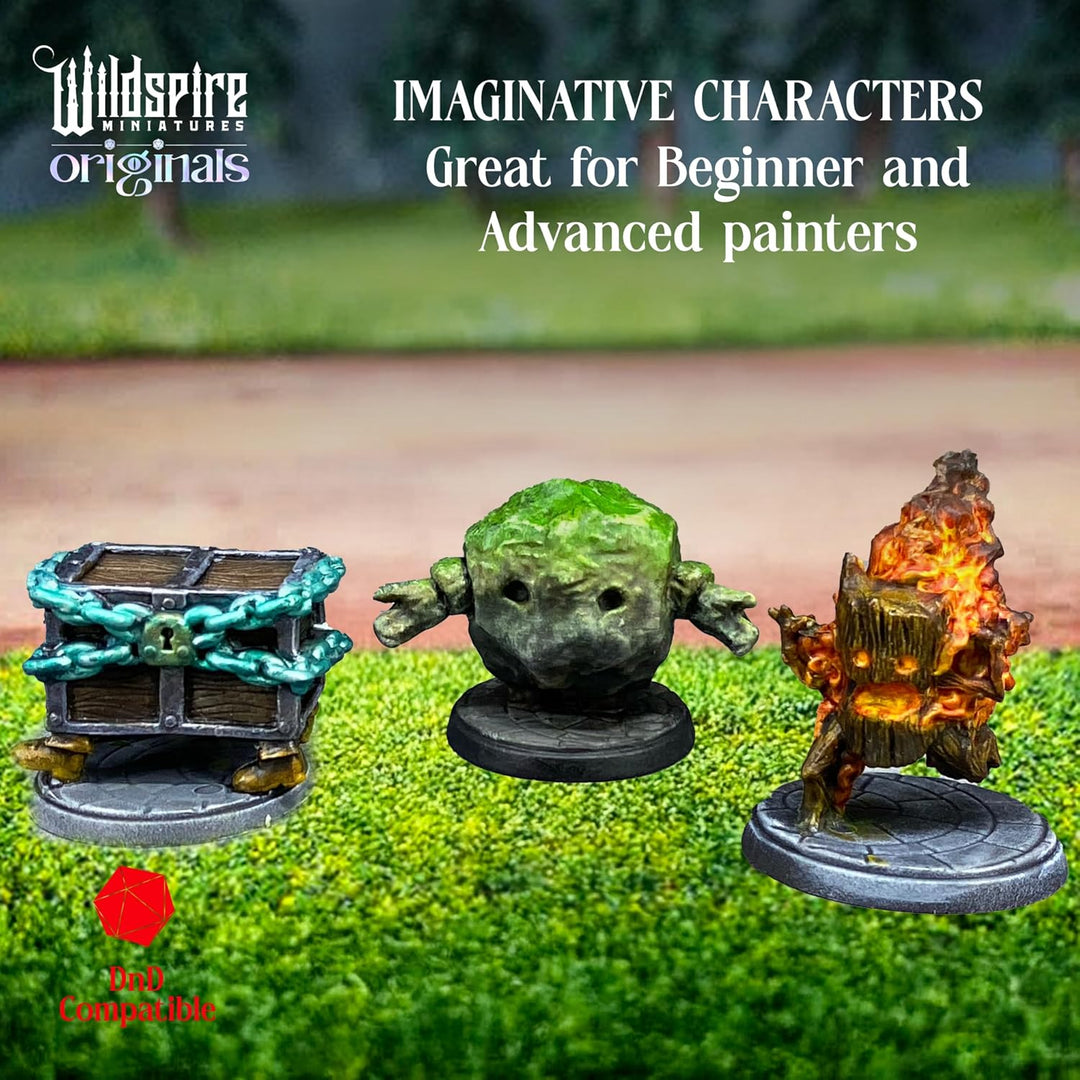 Wildspire Animierte Objekte Miniaturen für DND Dungeons and Dragons Miniaturen, Battlemage Charakter