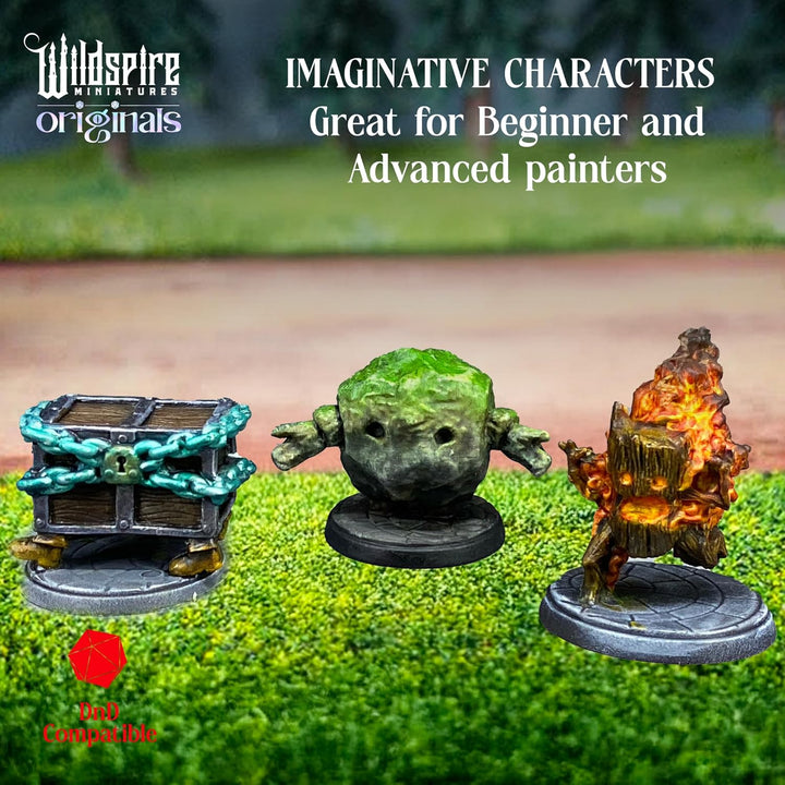 Wildspire Animierte Objekte Miniaturen für DND Dungeons and Dragons Miniaturen, Battlemage Charakter