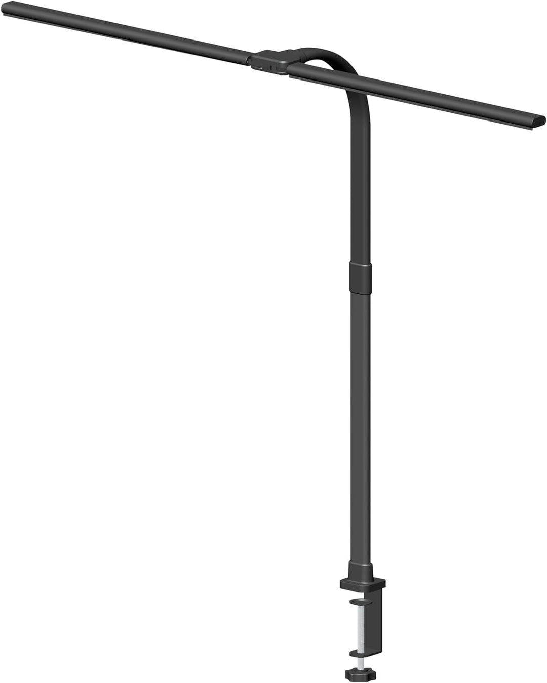 Hansa LED Klemmleuchte Nova schwarz, Doppelkopfleuchte, dimmbar, Memory-Funktion, 3000-6500 Kelvin