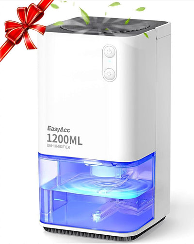 Luftentfeuchter Elektrischer,EasyAcc 1200ml Entfeuchter Klein Leise Tragbarer Mini Raumentfeuchter A