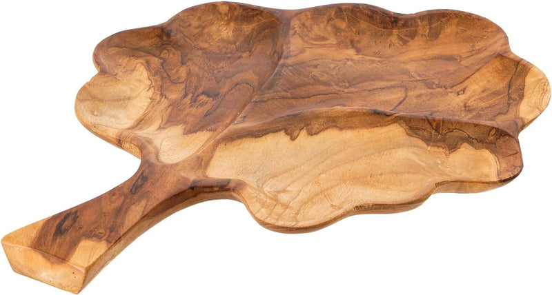 Windalf Celtic Deko Teakholzschale Tree of Life 30 cm Antipasti Holzschale Vorraum Schlüssel Seifen