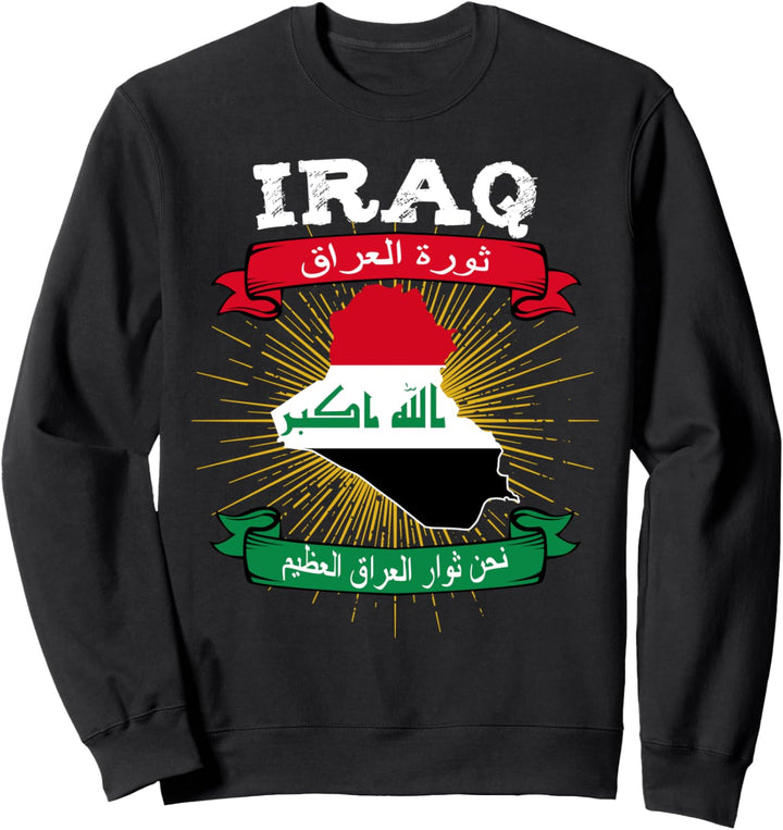 Mape & Flagge Irak Iraq map Karte Flagge Sweatshirt