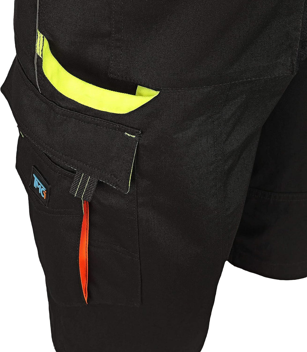 TMG | Profile Arbeitsshorts für Herren, komfortabel, Kurze Schutzhose mit Werkzeugtasche, mit Stretc