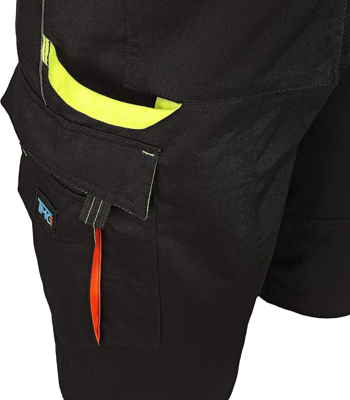 TMG | Profile Arbeitsshorts für Herren, komfortabel, Kurze Schutzhose mit Werkzeugtasche, mit Stretc