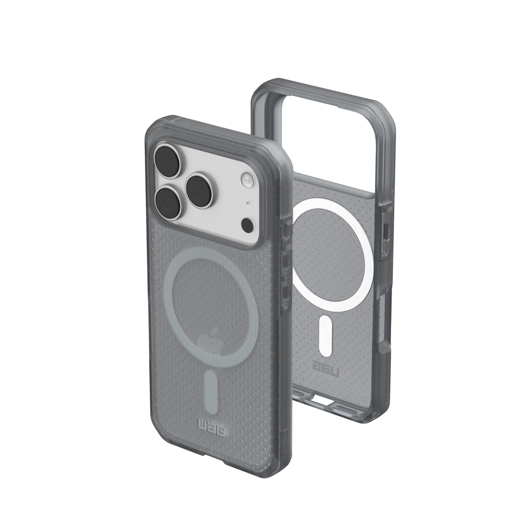 URBAN ARMOR GEAR Dot Case Apple iPhone 17 Pro Hülle (Magnetring, Abgeflachte Ecken, Wireless Chargin