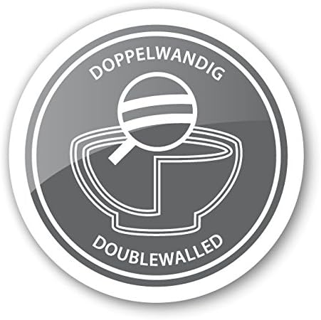 EDZARD Champagner Kühler Samu (Ø 48 cm, gross) aus Edelstahl - Flaschenkühler, Sektkühler doppelwand