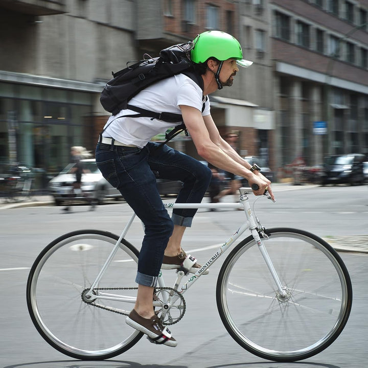 Melon »Decent Double Green« Leichter und Cooler Fahrradhelm für Damen, Herren und Kinder mit maximal