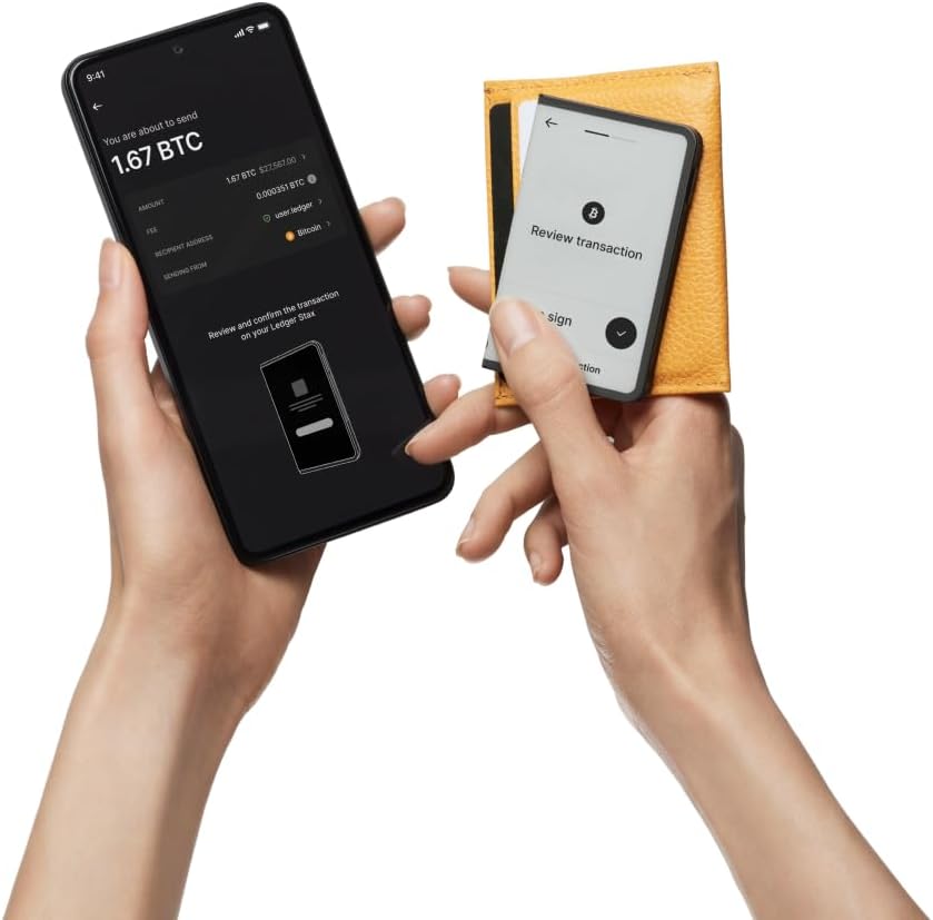 Ledger STAX: hochwertiger Touchscreen-Signer für sicheres Kryptomanagement, zum stilbewussten Divers