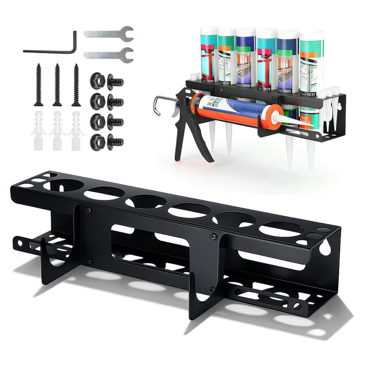 Silikonspritze Holder, Multifunktionaler Silikonhalter Spraydosierhalter, Kartuschen-Aufbewahrungsre