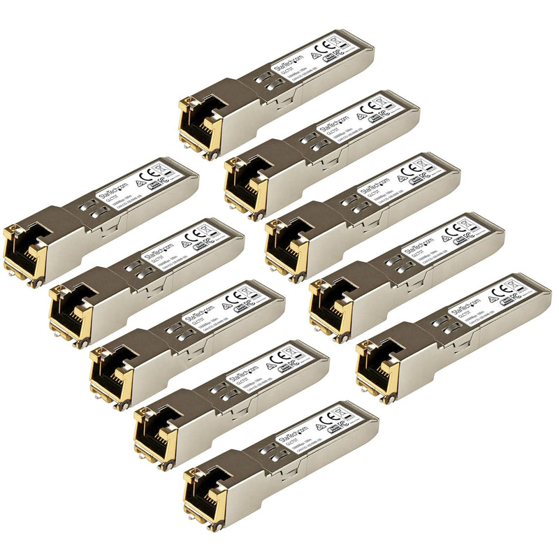 StarTech.com Gigabit RJ45 Kupfer SFP Transceiver Modul, Cisco GLC-T kompatibel, 1000Base-T, Mini-GBI