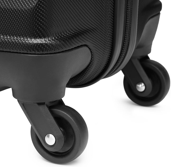 KONO Trolley Koffer Mittelgross Koffer L Hartschalenkoffer Reisekoffer mit Rollen und TSA Schloss Le