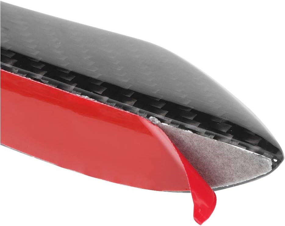 4 Stück Kohlefaser Frontlippe, Frontstossstange Canards Frontstossstange Aero Kits Diffusor Frontsto