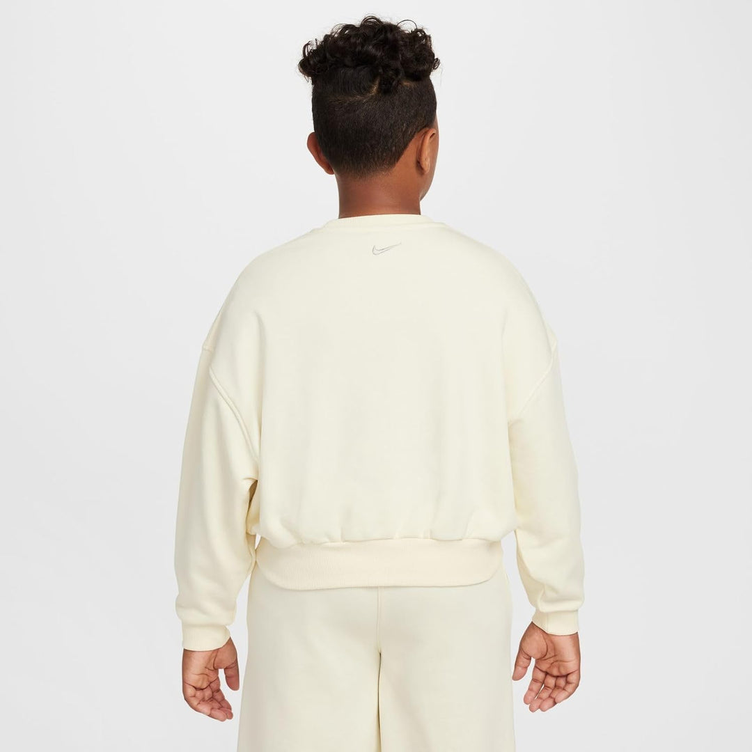 Nike Sportswear Club Kastenförmiges French-Terry-Rundhalsoberteil für ältere Kinder (Mädchen), HJ337