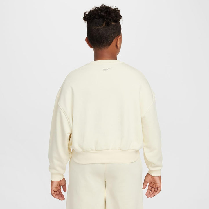 Nike Sportswear Club Kastenförmiges French-Terry-Rundhalsoberteil für ältere Kinder (Mädchen), HJ337