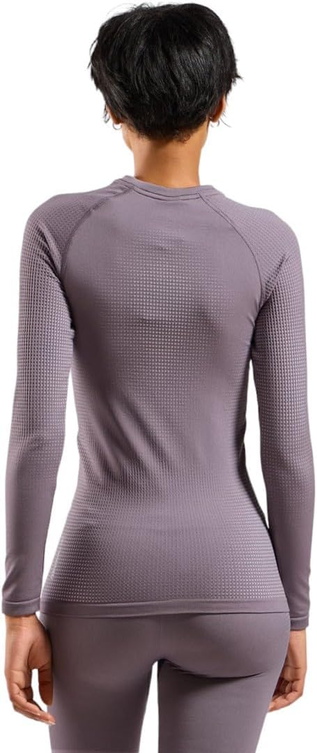 Odlo Mädchen Thermounterwäsche Damen Performance Warm I Funktionsshirt Langarm I Warme Skiunterwäsch