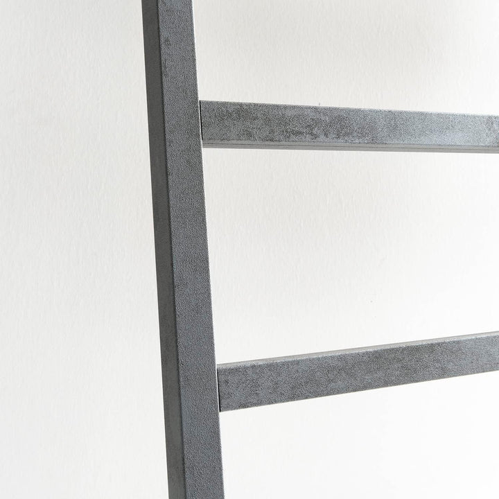 ARHome Dekorative Leiter Urban, 160 x 50 cm, Dunkler Beton, Handtuchhalter, Made in Italy, Dunkler B