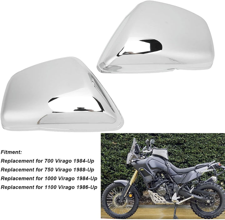 Dioche Motorrad Batterie Seitenabdeckung, 2 Stück Linke und Rechte Batterie Seitenabdeckung, Leichte