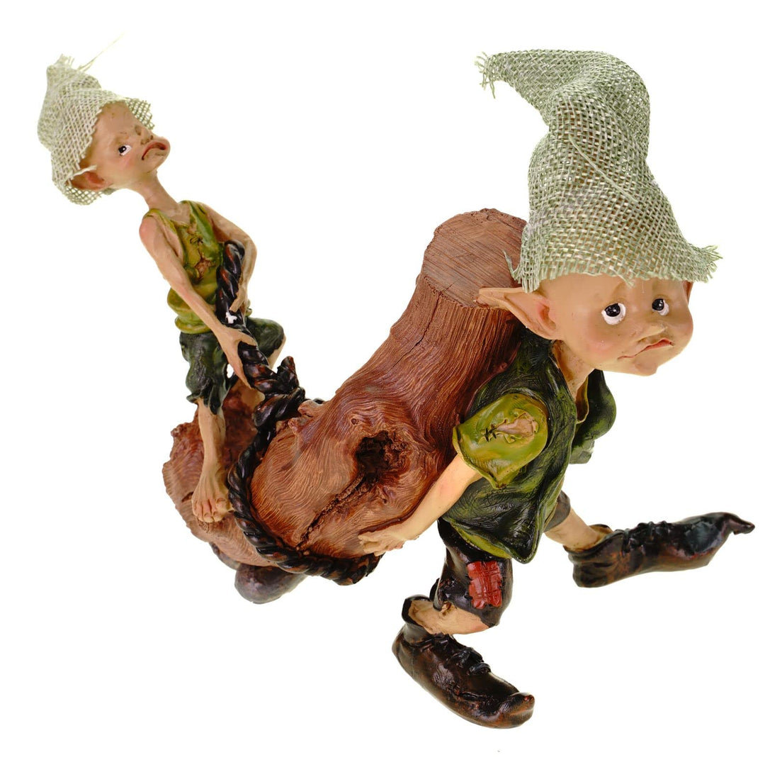 VOGLER Joh. Vogler GmbH 2 Pixies mit AST Grosse Hilfe Figur Zwerg Fee Fabelwesen Gnom