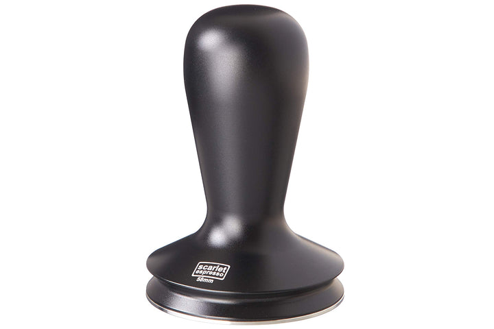 scarlet espresso | Tamper »Nero« für Barista; mit ergonomischem Aluminiumgriff und Edelstahlbasis (5