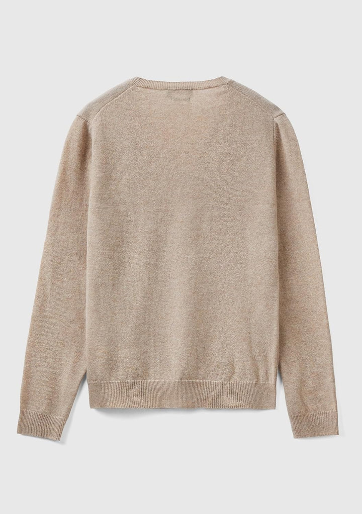 United Colors of Benetton Damen Pullover L Beige 562, L Beige 562