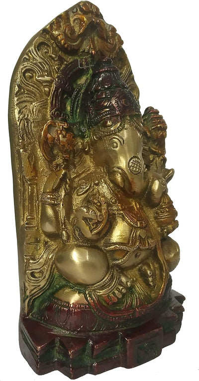 Purpledip Idol Ganesha (Ganapathi oder Vinayaka): Antikes Design, Sammlerstück Siddhi Vinayak (12160