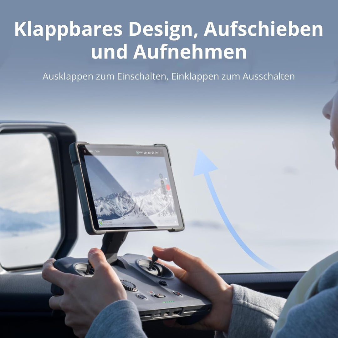 DJI RC Pro 2-Fernsteuerung – 7 Zoll superhelles, drehbares Display für Vertikalaufnahmen, zusammenkl