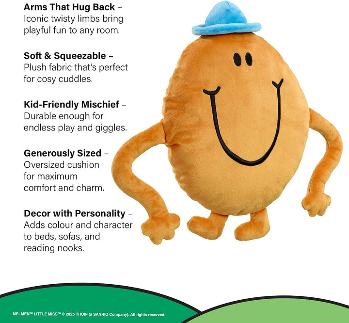 Rainbow Designs Mr Tickle Grosses Sofakissen mit dehnbaren Armen - Klassische Mr. Men Charakterkisse