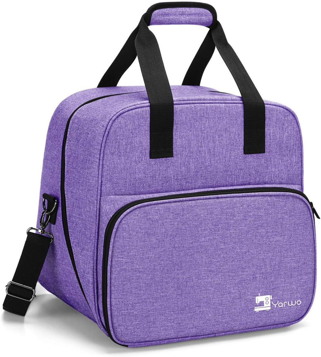 Yarwo Overlocktasche mit Grosser Öffnung, Cover-/ Overlock Transpot/Aufbewahrungstasche für meiste g