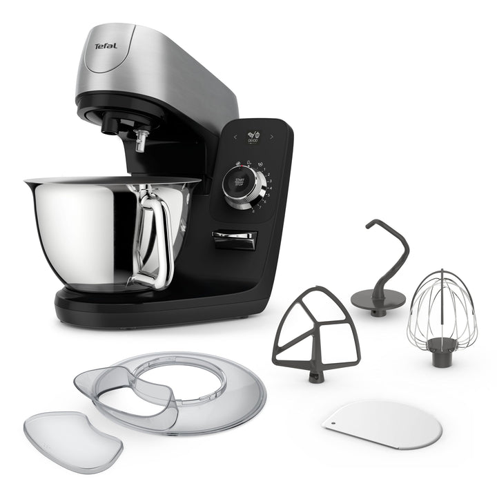 Tefal Coach Küchenmaschine, 1200 W, 8 Auto-Programme, inkl. Back-Zubehör und App, personalisiertes E