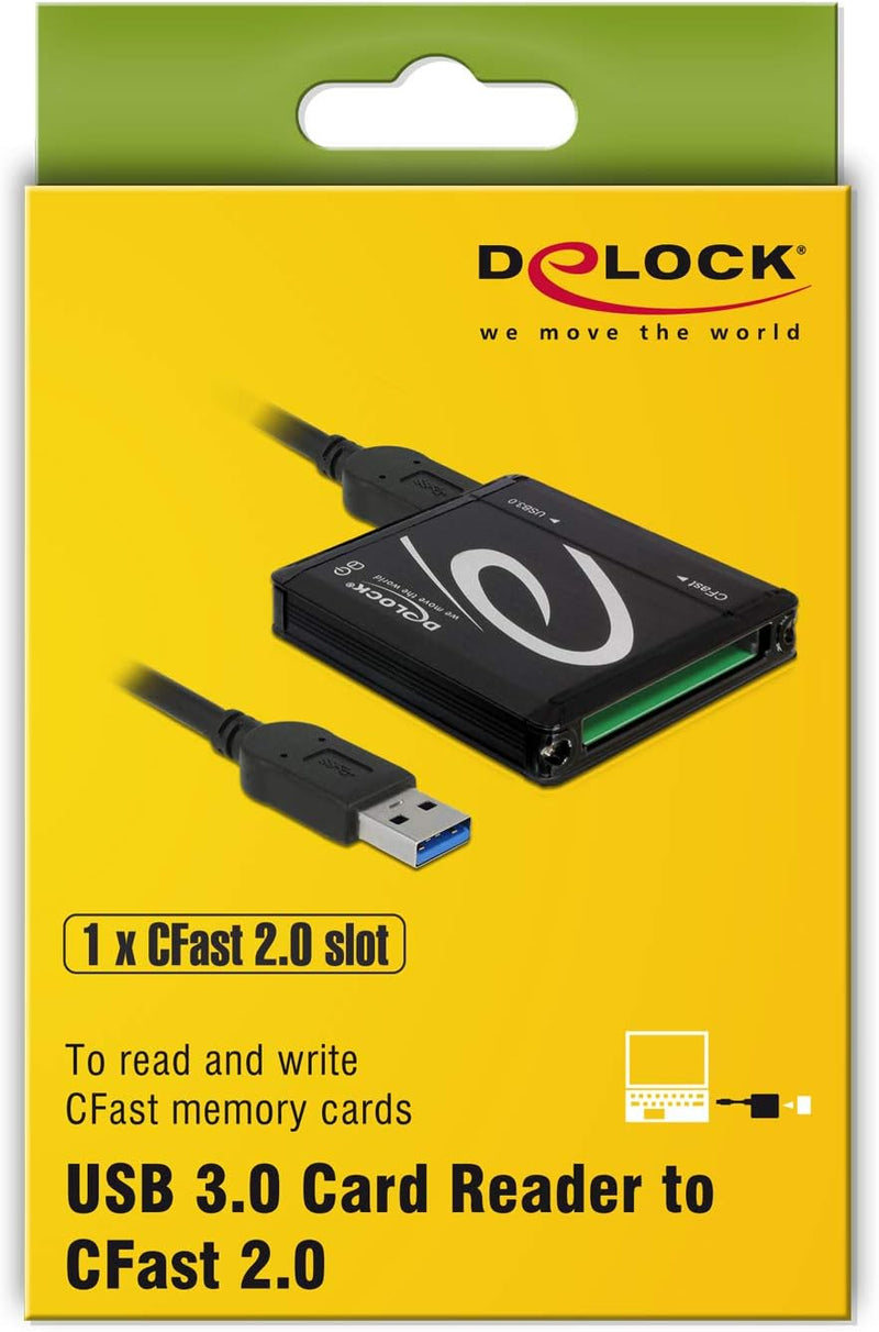 DeLock USB 3.0 CFast 2.0 Card Reader / Kartenleser