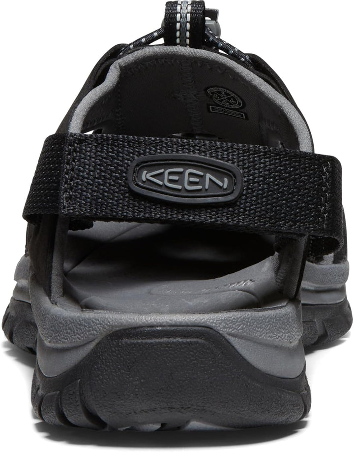 KEEN Clearwater CNX Herren Sandalen, Black Steel Grey