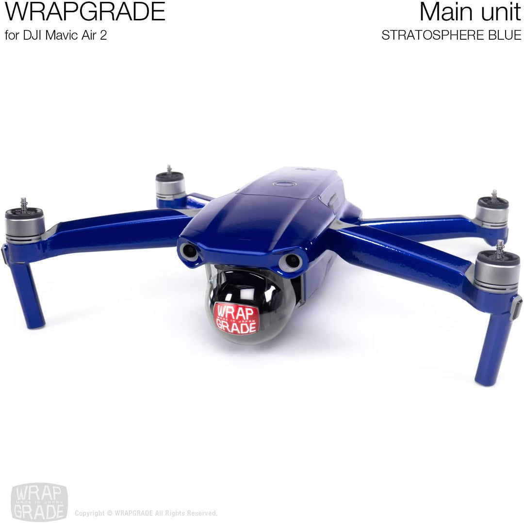 Wrapgrade Main Unit Skin kompatibel mit DJI Mavic Air 2 (Stratosphere Blue)