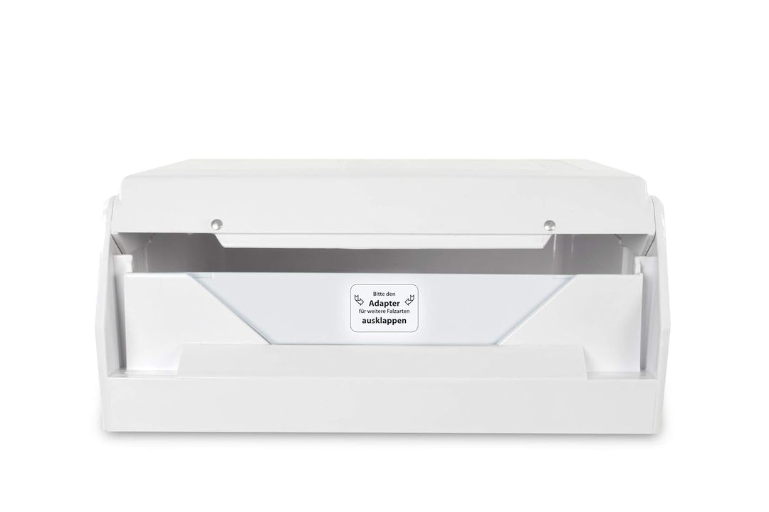 Handtuchpapierspender im Set | weiss, Kapazität für ca. 600 Blatt | mittlere Grösse | Sichtfenster z