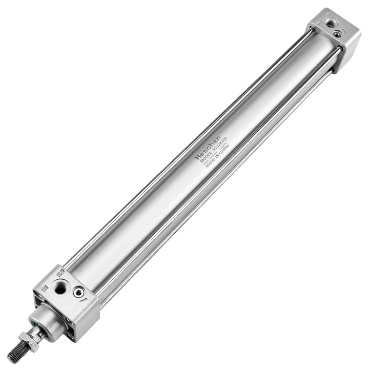 Heschen Pneumatischer Standard-Luftdruckzylinder, SC 32-300, PT1/8 Anschluss, 32mm Bohrung, 300mm Hu