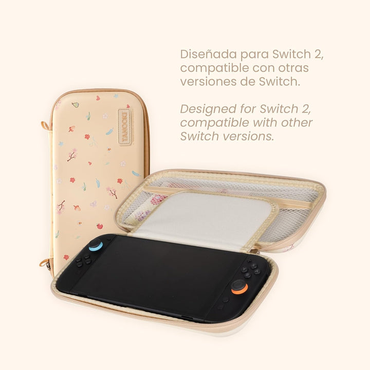 TANOOKI - Tragetasche für Switch 2, süsses Design, schöne Tasche für Switch 2, kompatibel mit Switch