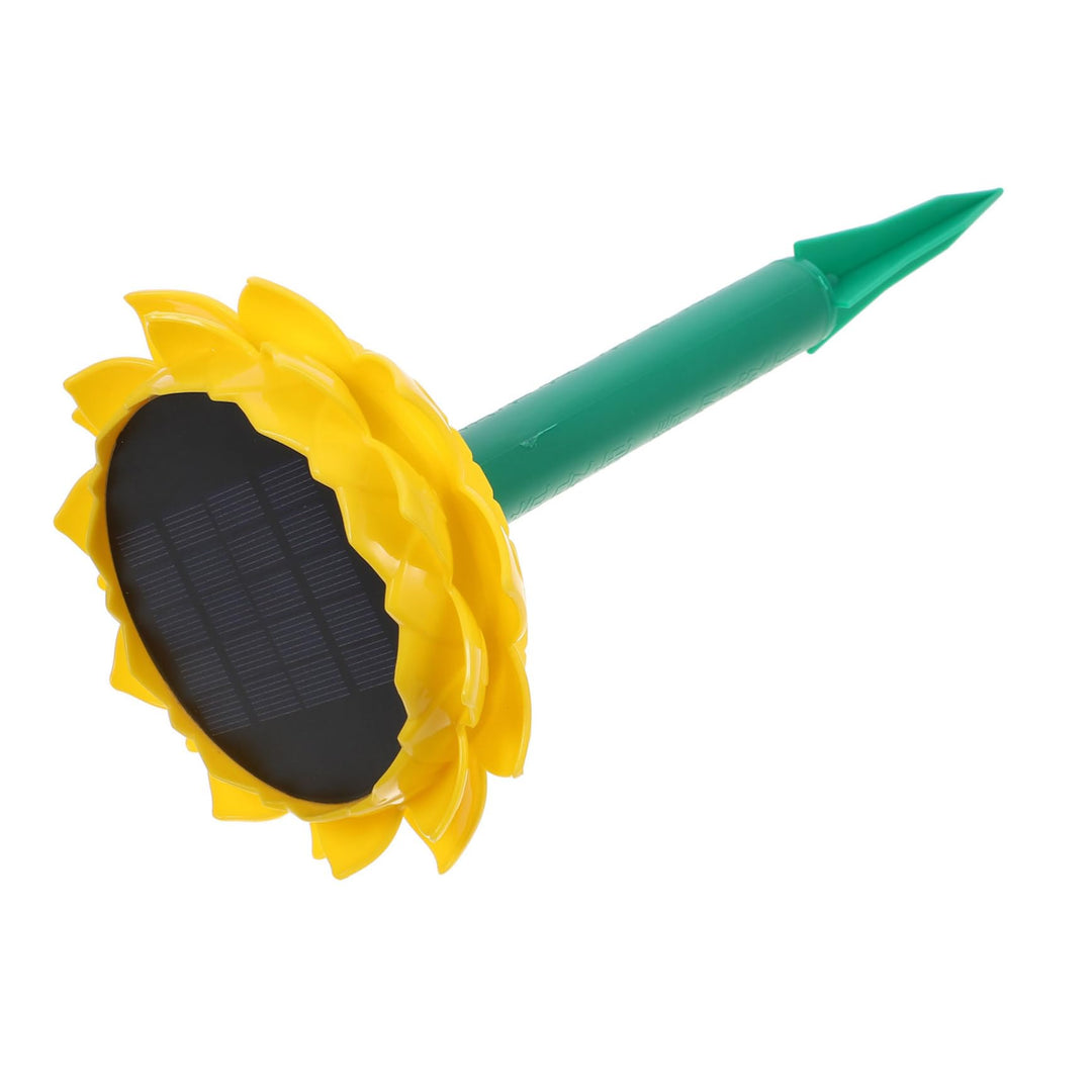 Holibanna Solarbetriebener Outdoor Lotus Lautsprecher mit 500mah Akku Spielt Buddhistische Musik Kun