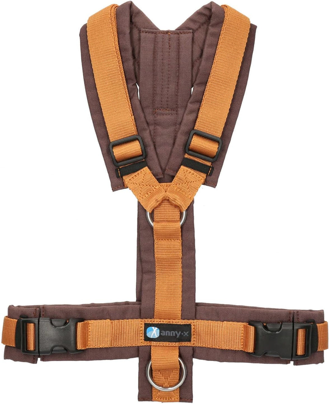 anny-x Brustgeschirr Fun braun Bernstein - Gr. XS Extra Small Regular, Extra Small Regular