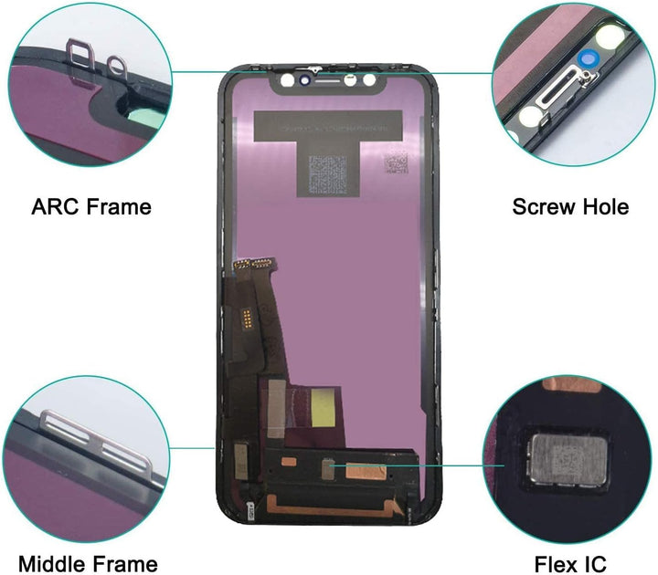 YOXINTA für iPhone 11 Display 6.1&