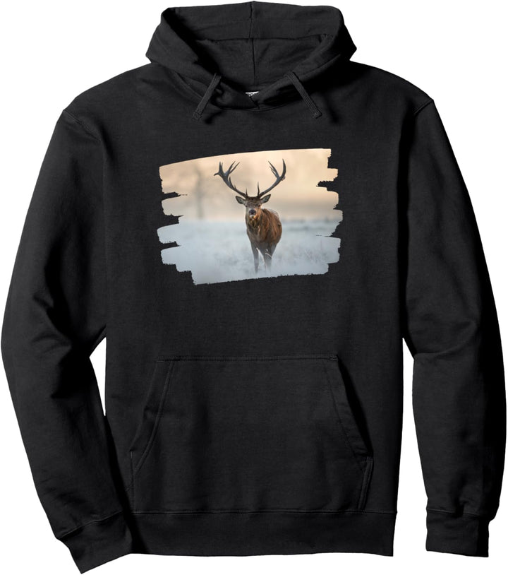 Rothirsch Pullover Hoodie