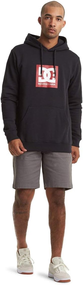 DC Shoes Square Star - Hoodie for Men - Kapuzenpulli - Männer - L - Mehrfarbig