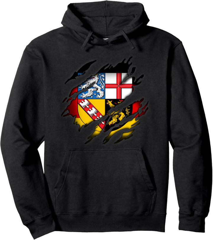 Saarland in mir Design, Deutschlanddesign Pullover Hoodie