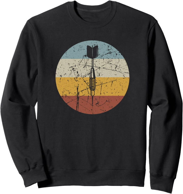 Retro Dart - Dartpfeil Metallspitze Sweatshirt